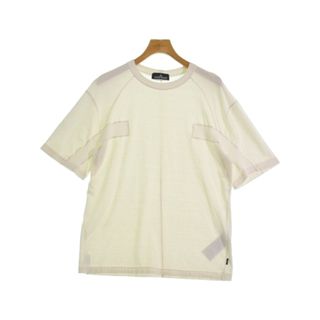 STONE ISLAND - STONE ISLAND ストーンアイランド Tシャツ・カットソー S クリーム 【古着】【中古】