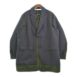 ジュンヤワタナベマン(JUNYA WATANABE MAN)のJUNYA WATANABE MAN コート（その他） L 紺xカーキx茶 【古着】【中古】(その他)