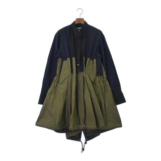 sacai サカイ ワンピース 1(S位) 紺xカーキ 【古着】【中古】