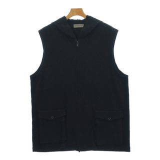 ヨウジヤマモトプールオム(Yohji Yamamoto POUR HOMME)のyohji yamamoto POUR HOMME パーカー 3(M位) 黒 【古着】【中古】(パーカー)