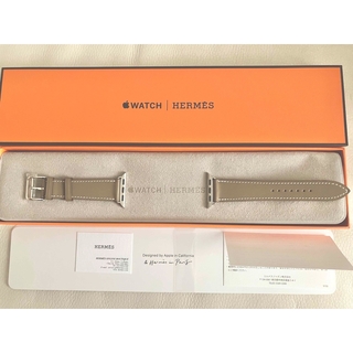 エルメス(Hermes)の最新B刻印　エルメス　Apple Watch エトゥープ　41mm用(その他)