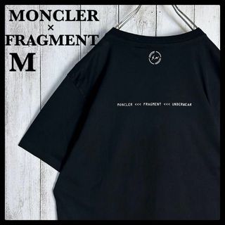 MONCLER - モンクレール×フラグメント☆バックロゴ入りTシャツ 定番ブラック コラボ