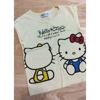 キティちゃん　子ども用ノースリーブTシャツ(Tシャツ/カットソー)