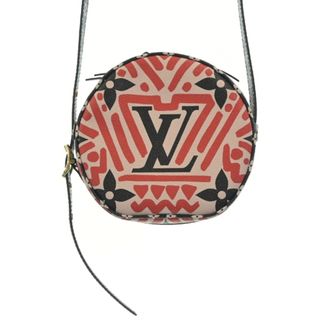 ルイヴィトン(LOUIS VUITTON)のLOUIS VUITTON ショルダーバッグ - 赤x黒xピンク(総柄) 【古着】【中古】(ショルダーバッグ)