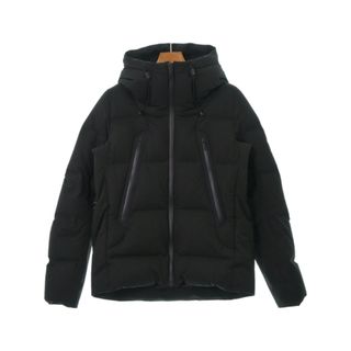 デサント(DESCENTE)のDESCENTE デサント ダウンジャケット/ダウンベスト M 黒 【古着】【中古】(ダウンジャケット)