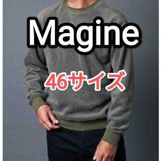 マージン(Magine)のMagine／クルーネック・オリーブ／Magine／クルーネック・オリーブ(Tシャツ/カットソー(七分/長袖))