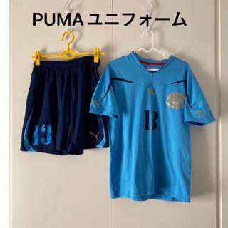 PUMA - 大学　サッカーユニフォーム　PUMA  プーマ　Lサイズ　Oサイズ　上下セット