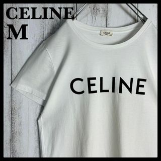 celine - 【超人気モデル】セリーヌ☆ビッグロゴ入りTシャツ 定番ホワイト 入手困難