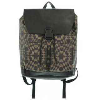 グッチ(Gucci)のGUCCI グッチ バックパック・リュック - ベージュx黒 【古着】【中古】(リュック/バックパック)