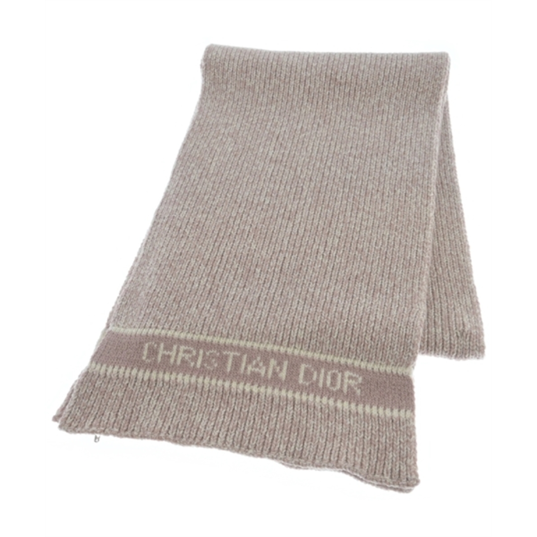Christian Dior - Christian Dior マフラー - ピンクベージュ系 Christian Dior - Christian Dior マフラー - ピンクベージュ系