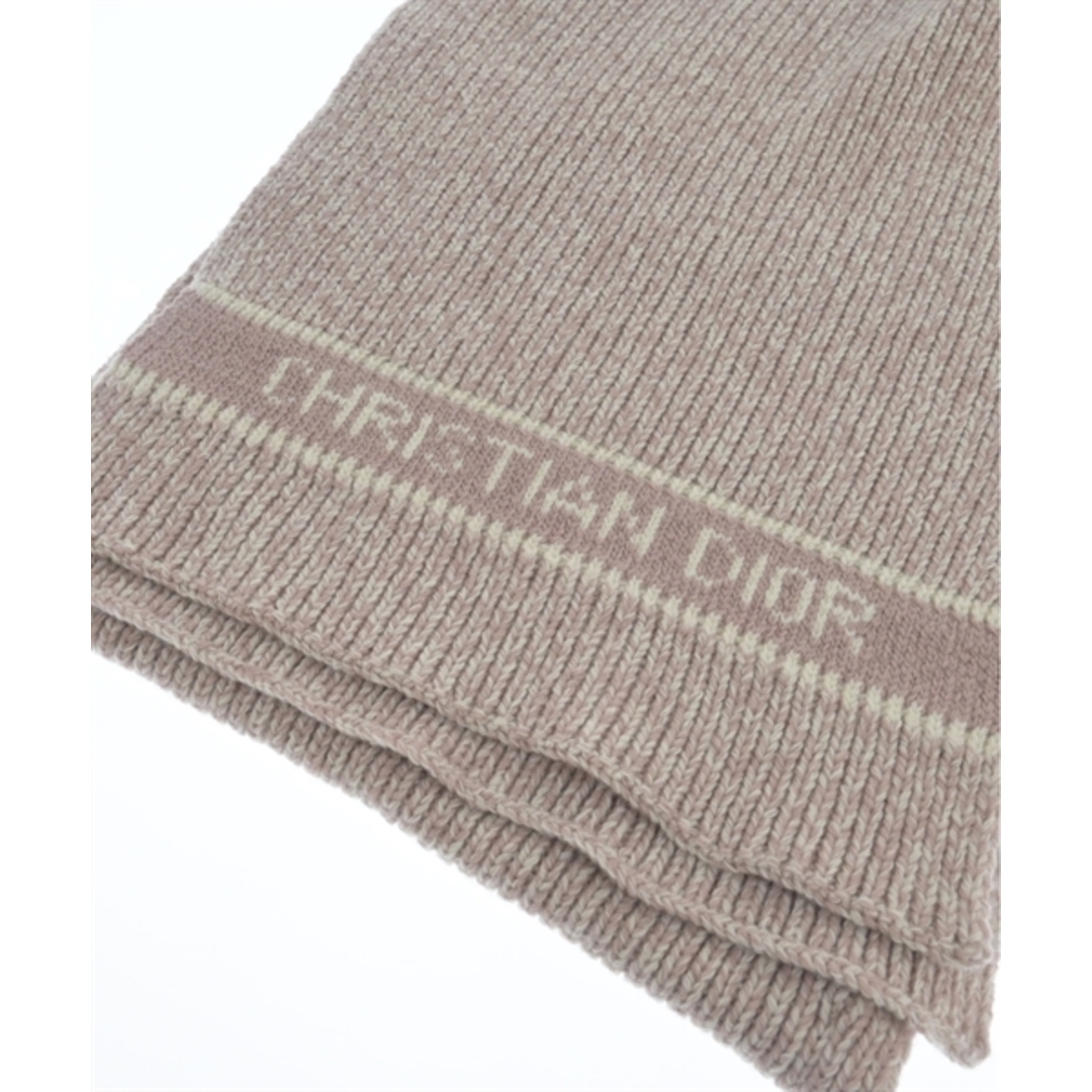 Christian Dior - Christian Dior マフラー - ピンクベージュ系 Christian Dior - Christian Dior マフラー - ピンクベージュ系