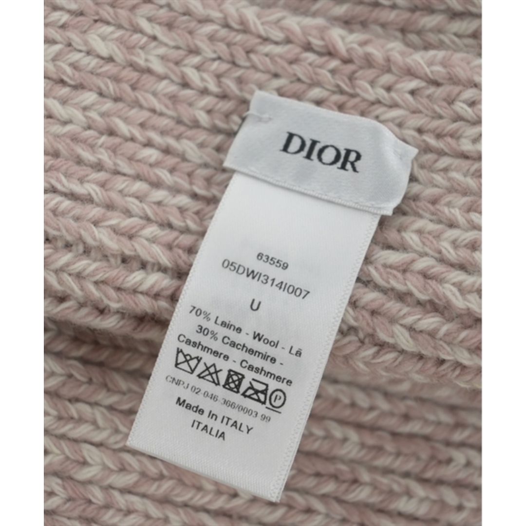 Christian Dior - Christian Dior マフラー - ピンクベージュ系 Christian Dior - Christian Dior マフラー - ピンクベージュ系
