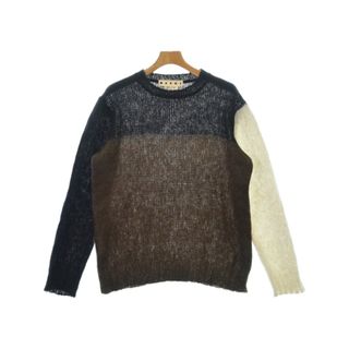 MARNI マルニ ニット・セーター 46(M位) 茶x黒x白 【古着】【中古】