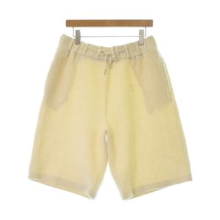 JIL SANDER + ジルサンダープラス ショートパンツ L アイボリー 【古着】【中古】(ショートパンツ)