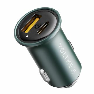 【色: グリーン】VOLTME シガーソケット usb-c PD20W+QC18(その他)