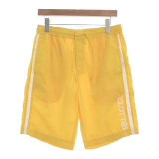 CLOT クロット ショートパンツ L 黄x白 【古着】【中古】(ショートパンツ)