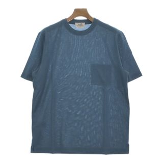 Hermes - HERMES エルメス Tシャツ・カットソー XL 青 【古着】【中古】