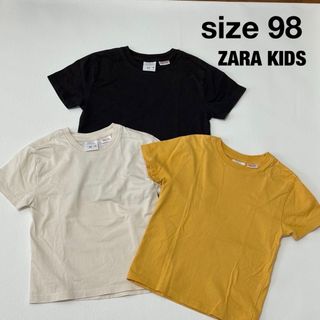 ザラキッズ(ZARA KIDS)のZARA  ベーシックTシャツ３枚セット　(Tシャツ/カットソー)