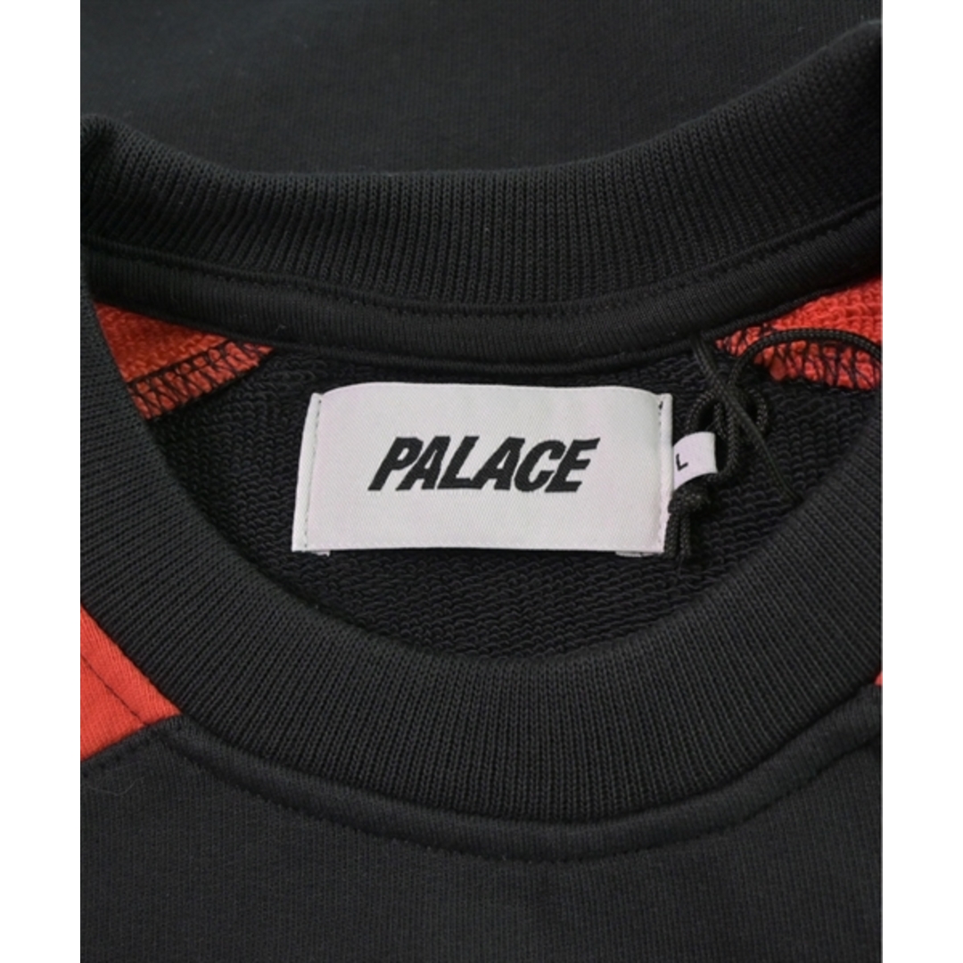 PALACE(パレス)のPALACE パレス スウェット L 黒x白x赤 【古着】【中古】 メンズのトップス(スウェット)の商品写真