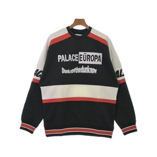 PALACE パレス スウェット L 黒x白x赤 【古着】【中古】