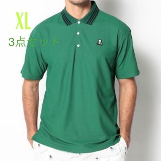 マークアンドロナ(MARK&LONA)のMARK&LONA  Ripple Polo GREEN(ウエア)