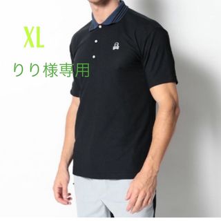 マークアンドロナ(MARK&LONA)のMARK&LONA  Ripple Polo  BLACK(ウエア)