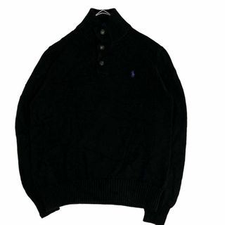 ポロラルフローレン(POLO RALPH LAUREN)のポロラルフローレン コットンニットセーター ハーフボタン ポニー刺繍 i54(ニット/セーター)