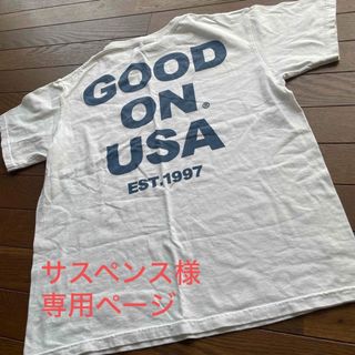 グッドオン(Good On)のGOOD ON 完売品　メンズ　Lサイズ　ビッグロゴショートスリーブＴシャツ (Tシャツ/カットソー(半袖/袖なし))