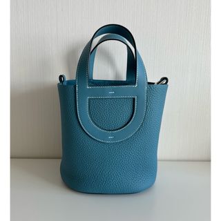 Hermes - エルメス HERMES インザループ 18 ニューブルージーン 白ステッチ 