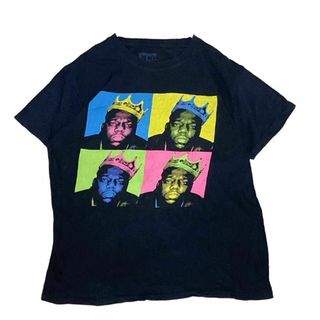 ノートリアスB.I.G. ヒップホップ 半袖Tシャツ ラッパー m35(Tシャツ/カットソー(半袖/袖なし))