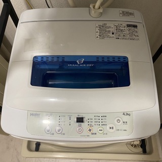 ハイアール(Haier)の2019年製　ハイアール　洗濯機　4.2kg(洗濯機)