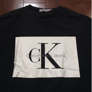 カルバンクライン(Calvin Klein)のCALVIN KLEIN JEANS Tシャツ　M　黒(Tシャツ/カットソー(半袖/袖なし))