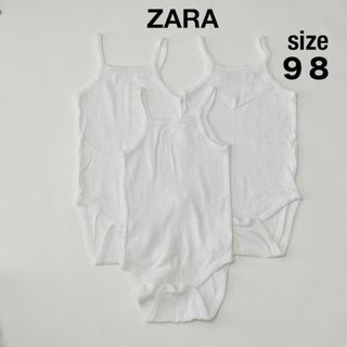 ZARA KIDS - ZARA KIDS  肌着　リブキャミソール　ボディスーツ ３枚セット