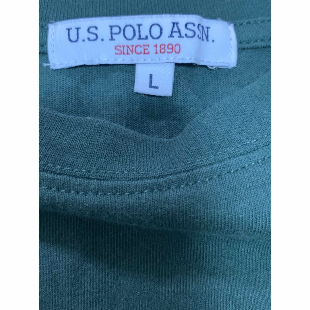 U.S. POLO ASSN.(ユーエスポロアッスン)のUS POLO ASSN ポロ半袖刺繍ロゴTシャツ Lｻｲｽﾞ メンズのトップス(Tシャツ/カットソー(半袖/袖なし))の商品写真