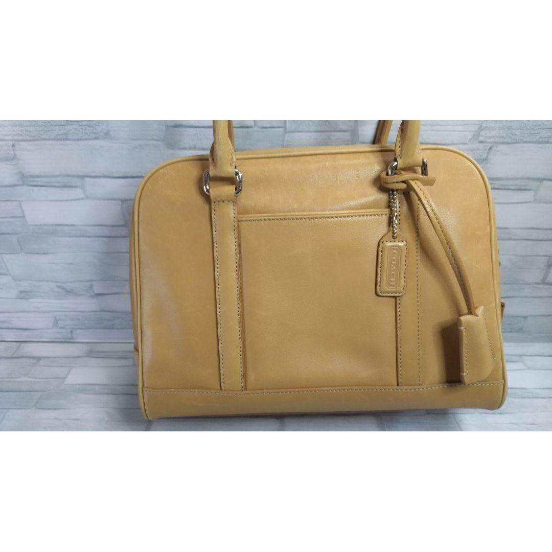 COACH - COACH コーチ ベージュ レザー 7786 トートバッグ COACH - COACH コーチ ベージュ レザー 7786 トートバッグ