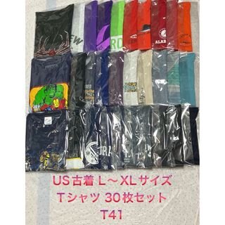 ヘインズ(Hanes)のアメリカ古着 L〜XLサイズ ビンテージ Tシャツ30枚セット まとめ売り超特価(Tシャツ/カットソー(半袖/袖なし))