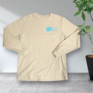 GAP - GAP 1963ロゴプリントTシャツ ベージュSｻｲｽﾞ