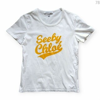 SEE BY CHLOE - SEE BY CHLOE  プリントロゴ 半袖 Tシャツ シンプル カジュアル