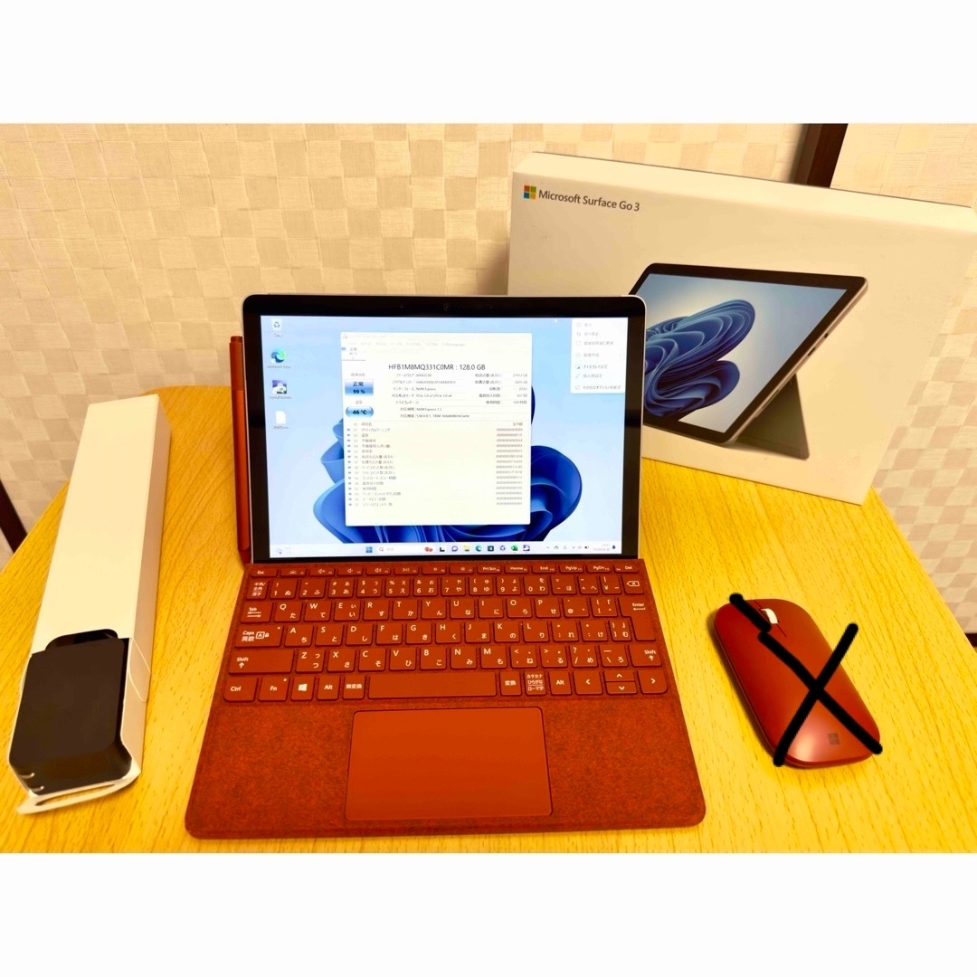 Surface Go 3 128GB, 8GB タイプカバー、ペンセット PC/タブレット Surface Go 3 128GB, 8GB タイプカバー、ペンセット PC/タブレット