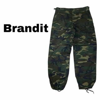 ミリタリー(MILITARY)のドイツbrandit ミリタリー 迷彩 カーゴパンツ W35 ユーロ古着m71(ワークパンツ/カーゴパンツ)