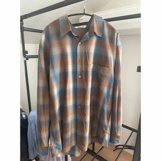 AURALEE SUPER LIGHT WOOL CHECK SHIRT(シャツ)