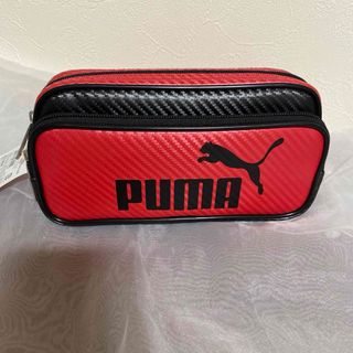 プーマ(PUMA)のクツワ プーマ Wペンケース 787PMRD(ペンケース/筆箱)