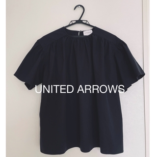 ユナイテッドアローズ(UNITED ARROWS)のUNITED ARROWS  ブラウス　黒(シャツ/ブラウス(半袖/袖なし))