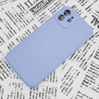 iPhone 12 シリコンケース (08) ラベンダー(iPhoneケース)