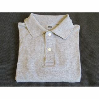 ユニクロ(UNIQLO)のUNIQLO　カノコポロ　GLY　　Mサイズ(ポロシャツ)