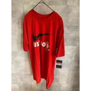 ナイキ(NIKE)の【デッドストック】新品未使用　NIKE ナイキ　ロゴ　Tシャツ　レッド(Tシャツ/カットソー(半袖/袖なし))