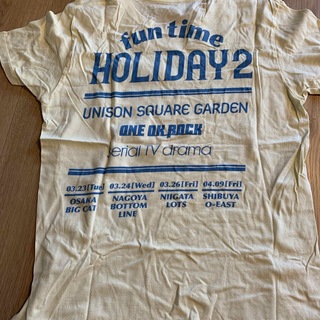 LIVE Tシャツfun time HOLIDAY2ユニゾン、ワンオク、シリアル(Tシャツ/カットソー(半袖/袖なし))