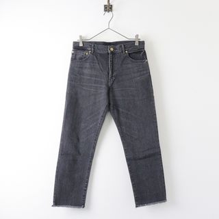 ドゥーズィエムクラス(DEUXIEME CLASSE)のドゥーズィエムクラス Deuxieme Classe straight denim ストレートデニムパンツ 38/ブラック ボトムス【2400013841689】(デニム/ジーンズ)