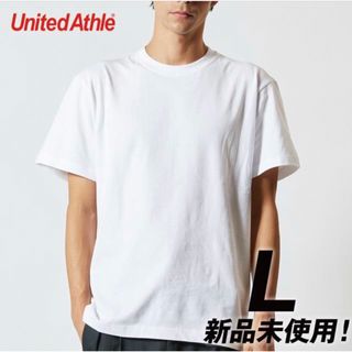 ユナイテッドアスレ(UnitedAthle)の【5001-01】L ホワイト【092-mjt】150 ブラック セット圧縮発送(Tシャツ/カットソー(半袖/袖なし))