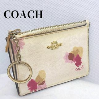 コーチ(COACH)の●●コーチ　ミニポーチ　キーリング付き　COACH(コインケース)